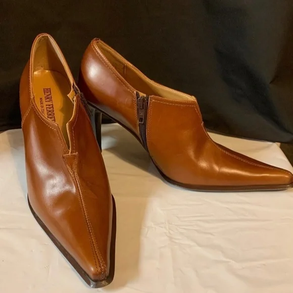 Henry Ferrera Italian leather shoes in size 8 1/2 - Picture 7 of 8